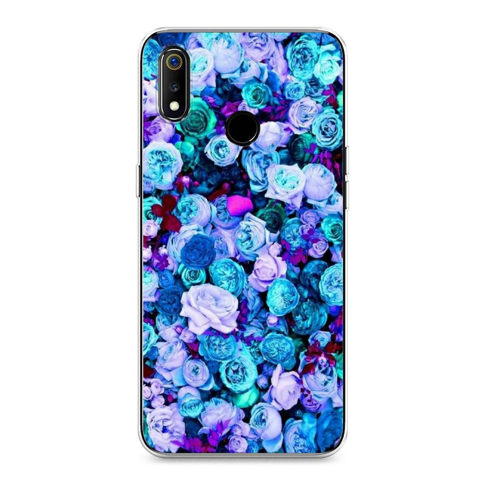

Чехол на Realme 3 "Цветочный ковер", Фиолетовый, 251050-2