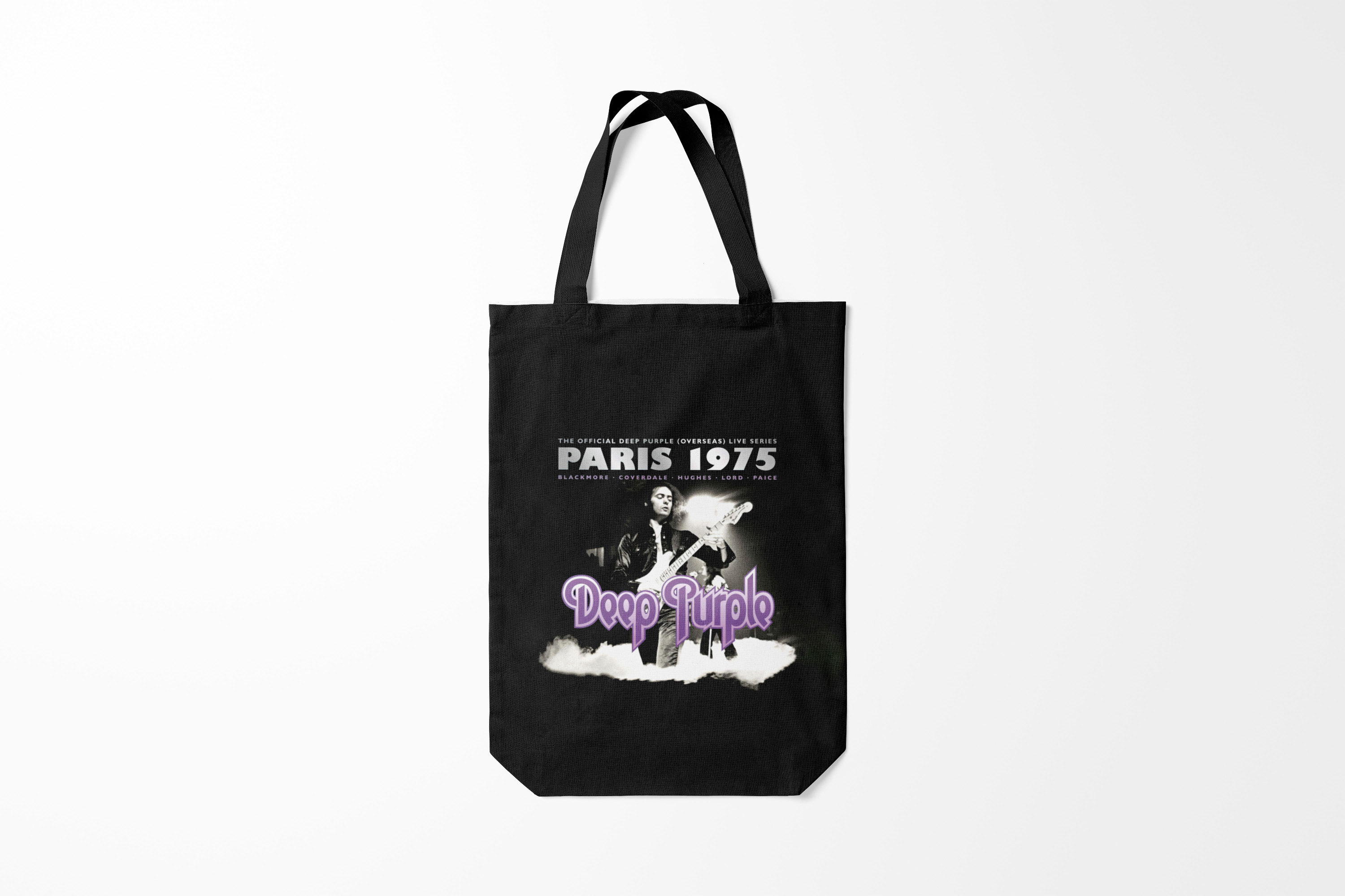 

Сумка шoппер унисекс Burnettie Deep Purple Paris 1975, черный, Deep Purple Paris 1975