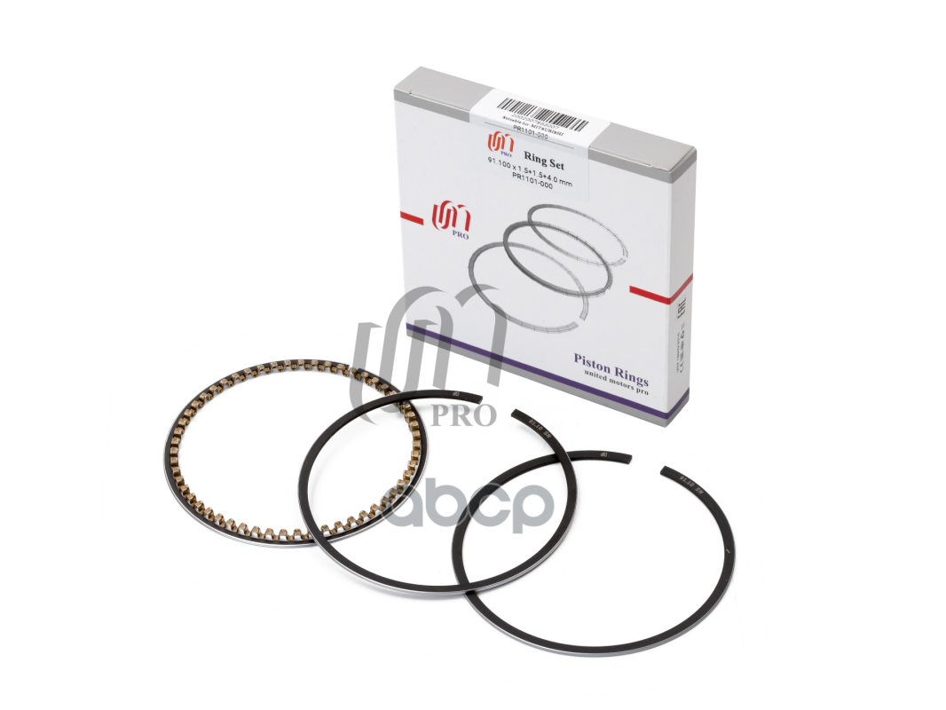 

Кольца поршневые Mitsubishi 6G72 d91.1 STD 1.5-1.5-4.0 MD104939 на 1 цил. UM 1шт