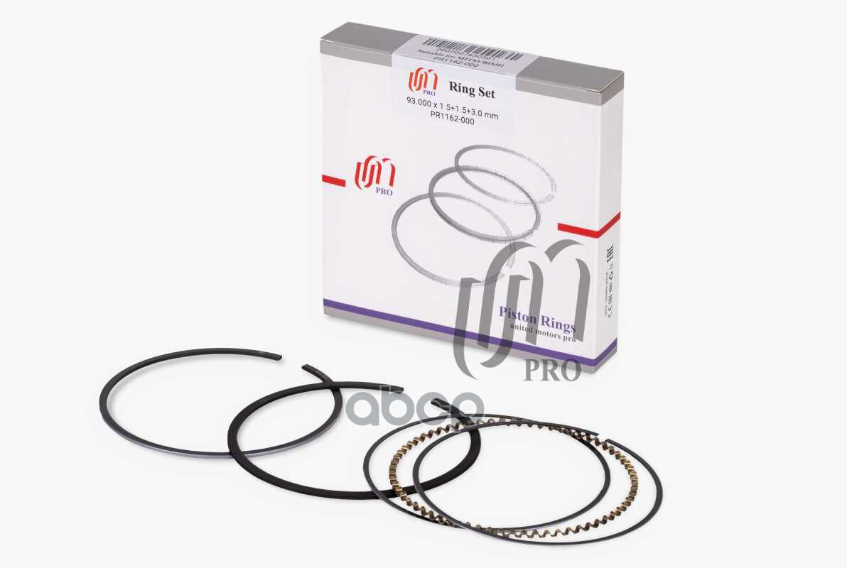 

Кольца поршневые Mitsubishi 6G74 d93.0 STD 1.5-1.5-3.0 MD300569 на 1 цил.UM 1шт