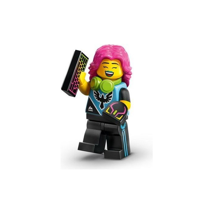 Конструктор детский LEGO minifigures 25-я серия Девушка-геймер 1 фигурка 71045-2 9 дет. конструктор lego minifigures 25 я серия парень в костюме паровоза 1 фигурка 71045 10
