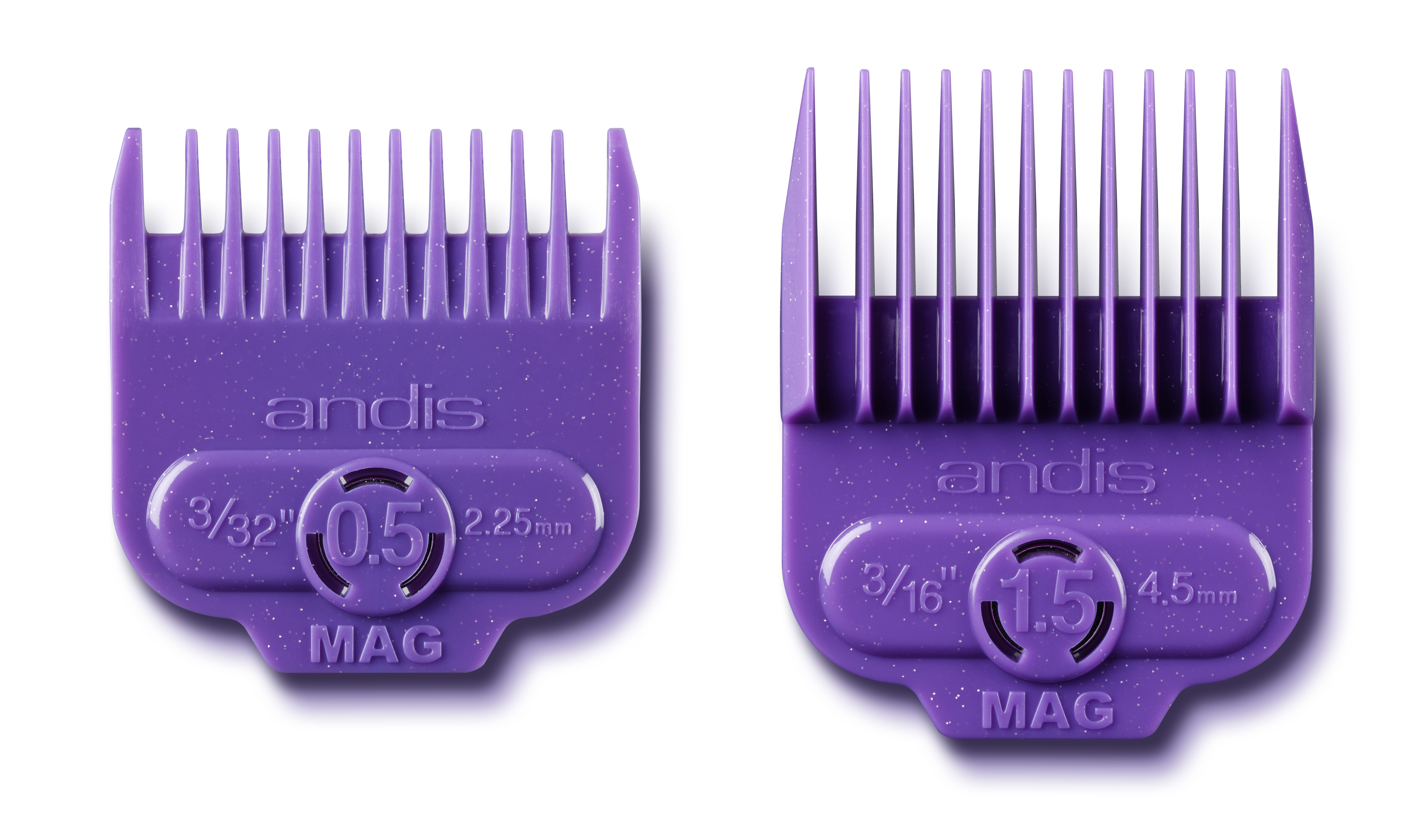 Набор насадок на магнитах ANDIS 2,25 и 4,5 мм для US-1, LCL, AAC-1, PM-4 MR-66560 набор парикмахерских ножниц для левши jaguar set relax left   бритва расческа лезвия