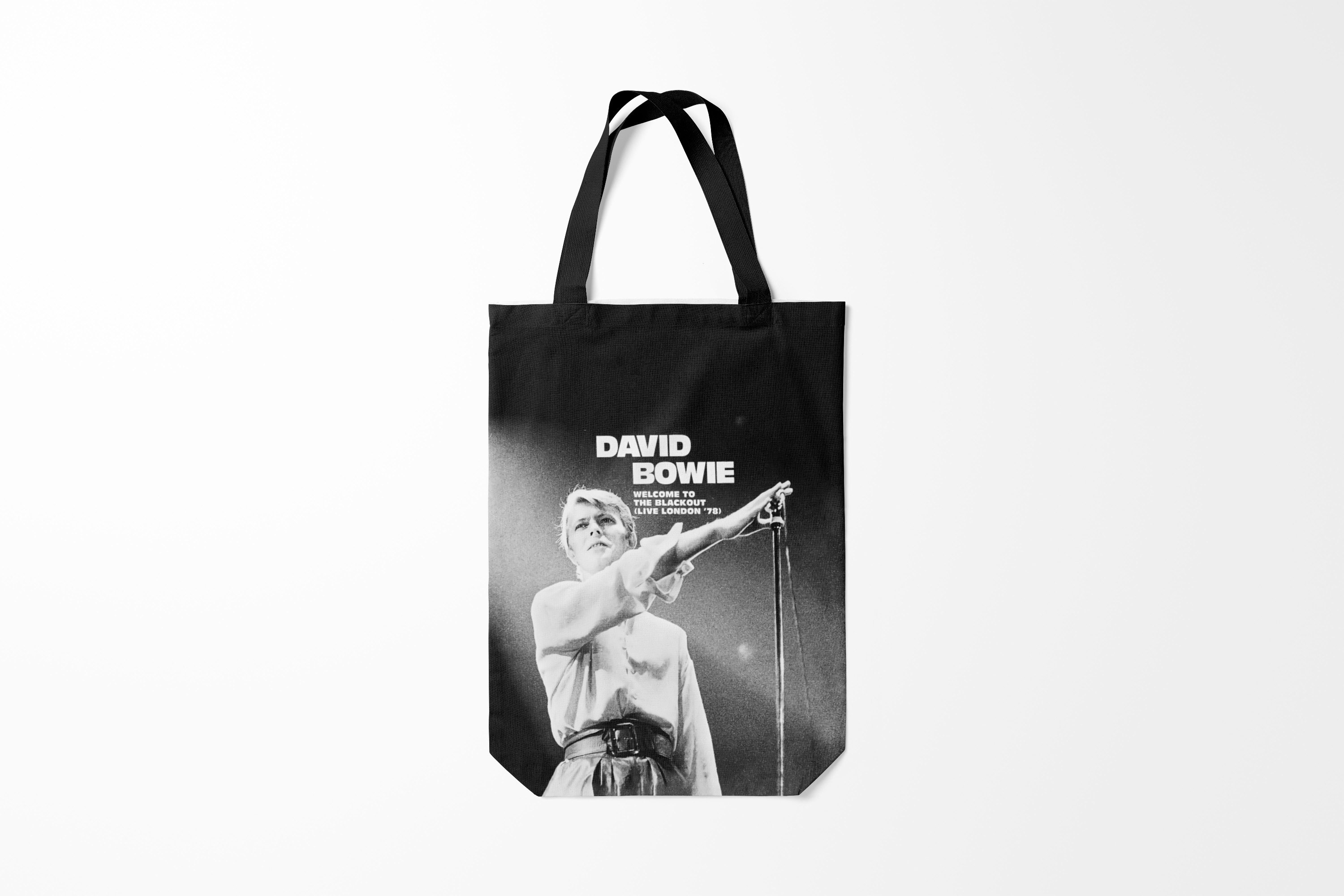 

Сумка шoппер унисекс Burnettie David Bowie Welcome to the Blackout, черный, David Bowie Welcome to the Blackout