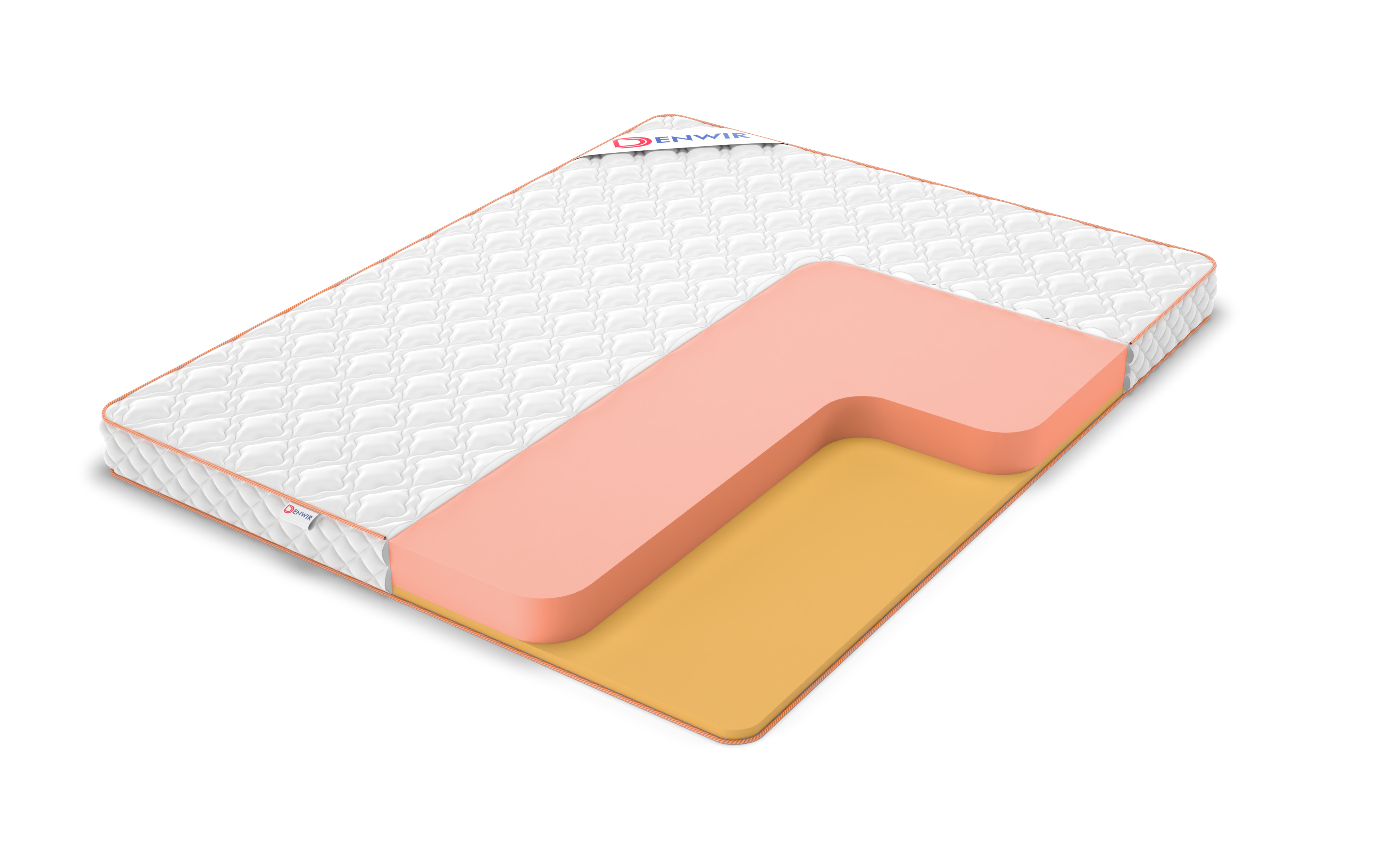 

Матрас беспружинный DENWIR TOP MEMO 12/chstmat_TM12_70x165, Белый, TOP MEMO 12