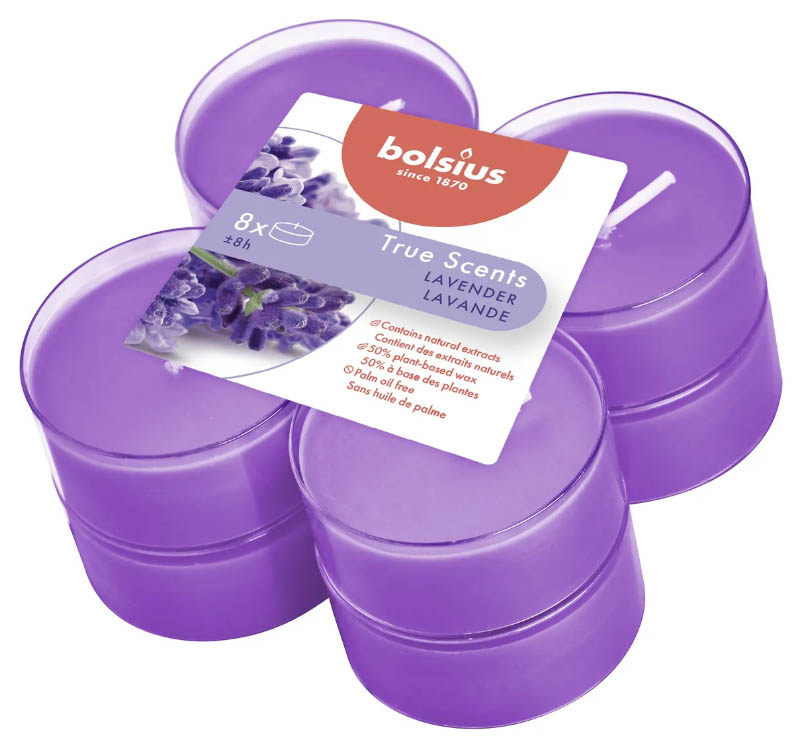 

Набор чайных свечей Bolsius True Scents Lavender