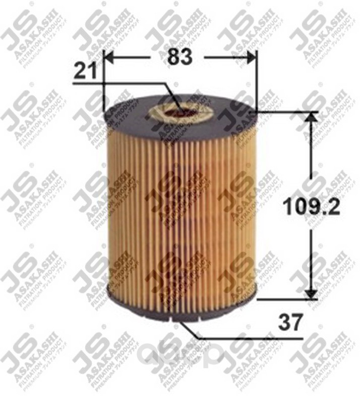 фото Фильтр масляный js asakashi oe0014