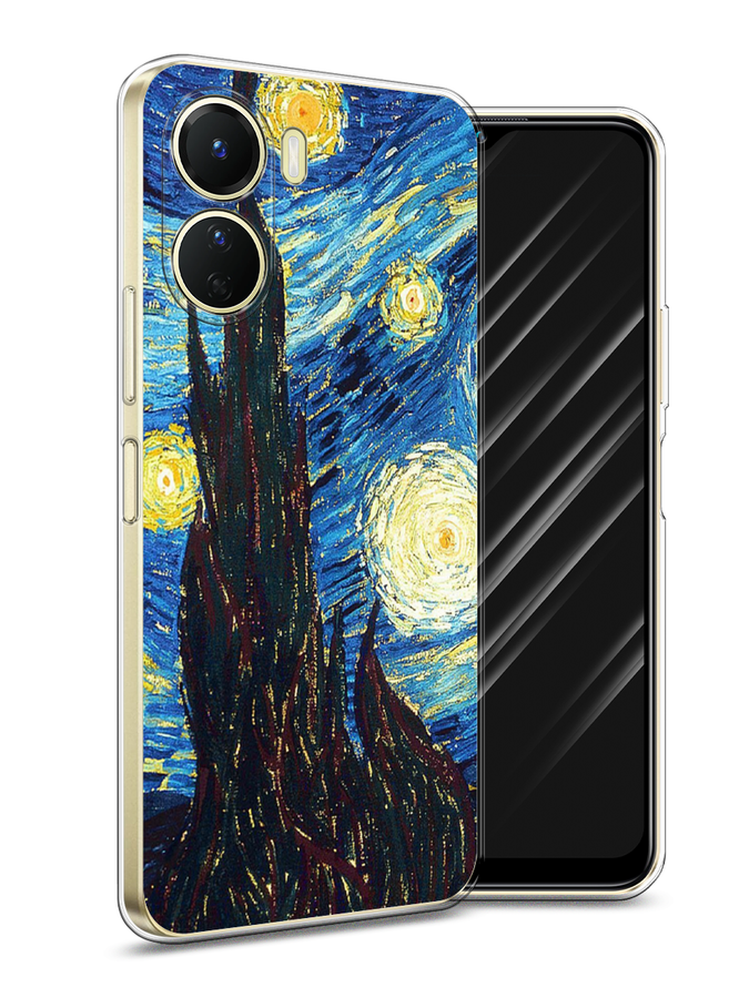 

Чехол Awog на Vivo Y16 "Ван Гог Звездная ночь", Желтый, 267850-9