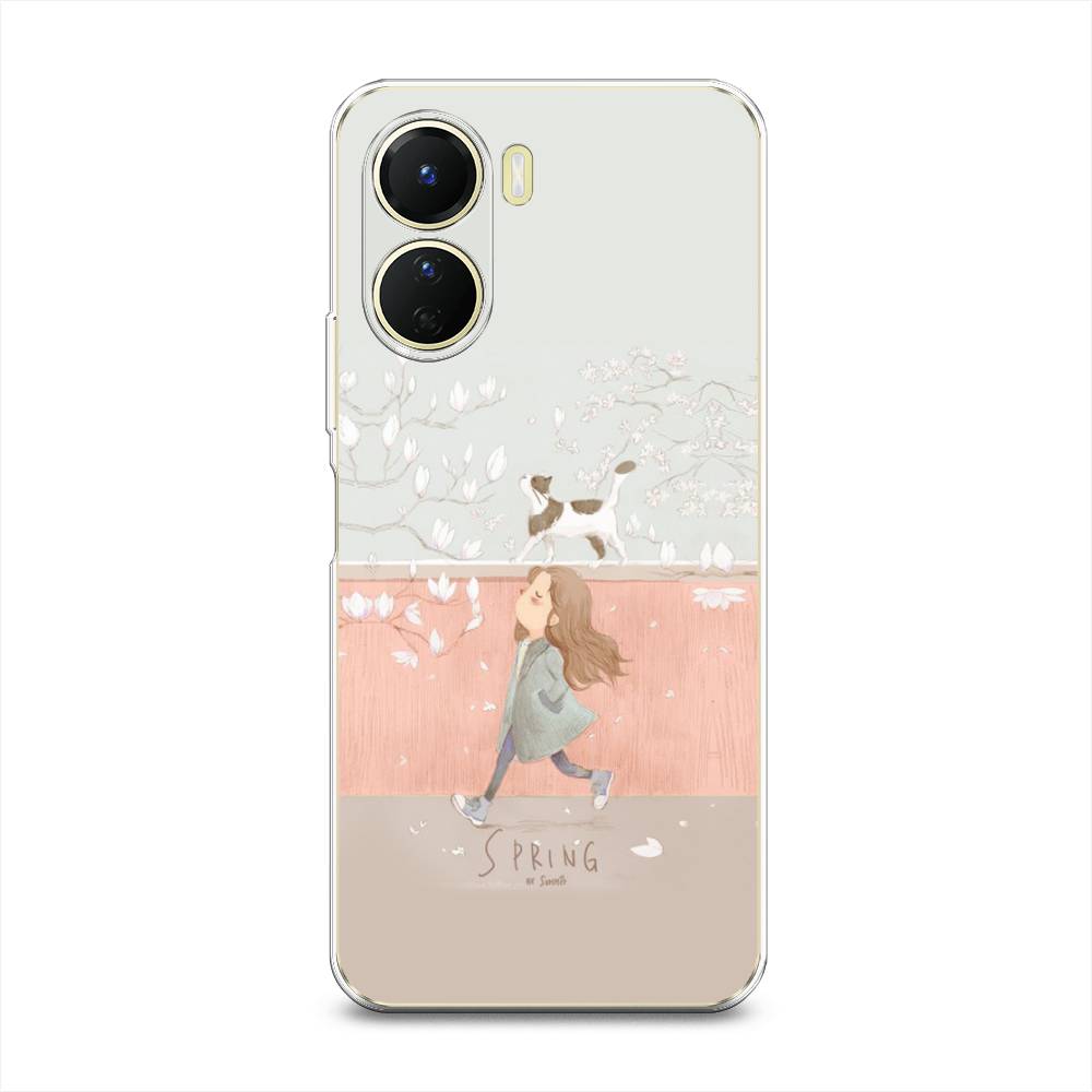 

Чехол Awog на Vivo Y16 "Девочка-весна", 267850-7