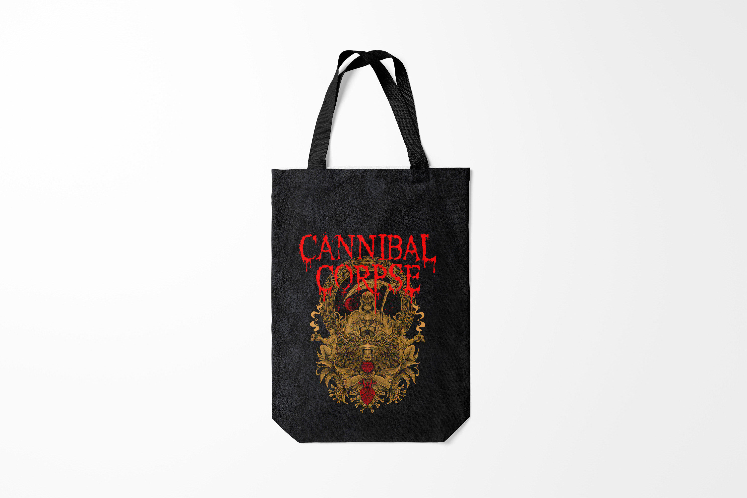 

Сумка шoппер унисекс Burnettie Cannibal Corpse Music, черный, Cannibal Corpse Music