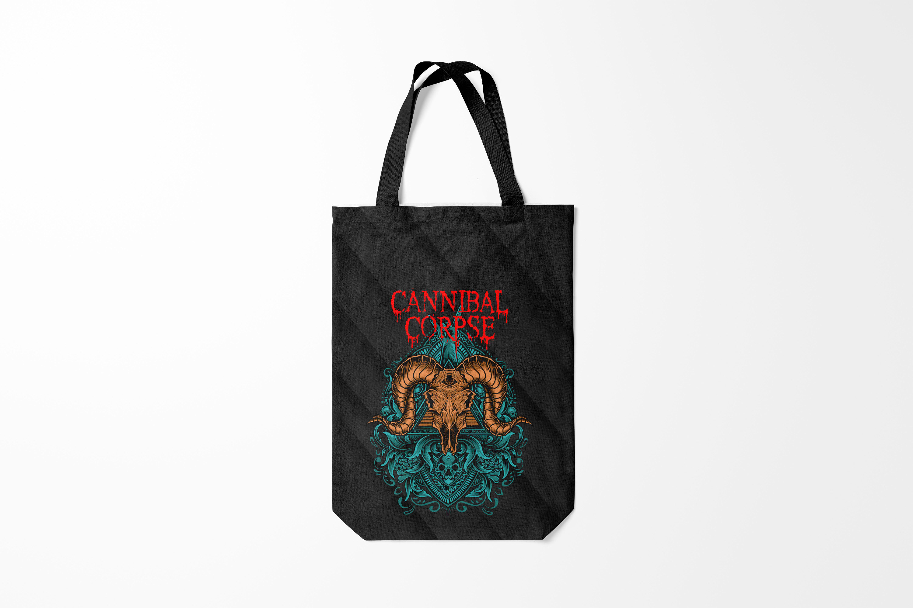 

Сумка шoппер унисекс Burnettie Cannibal Corpse Group, черный, Cannibal Corpse Group
