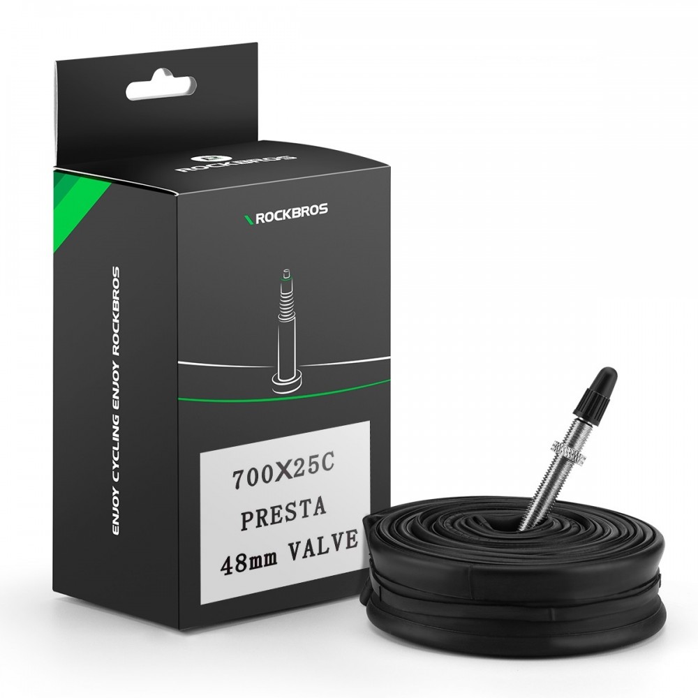 

Велокамера 700х25C FV48L ниппель Presta RB-T003 Rockbros, RB-T003