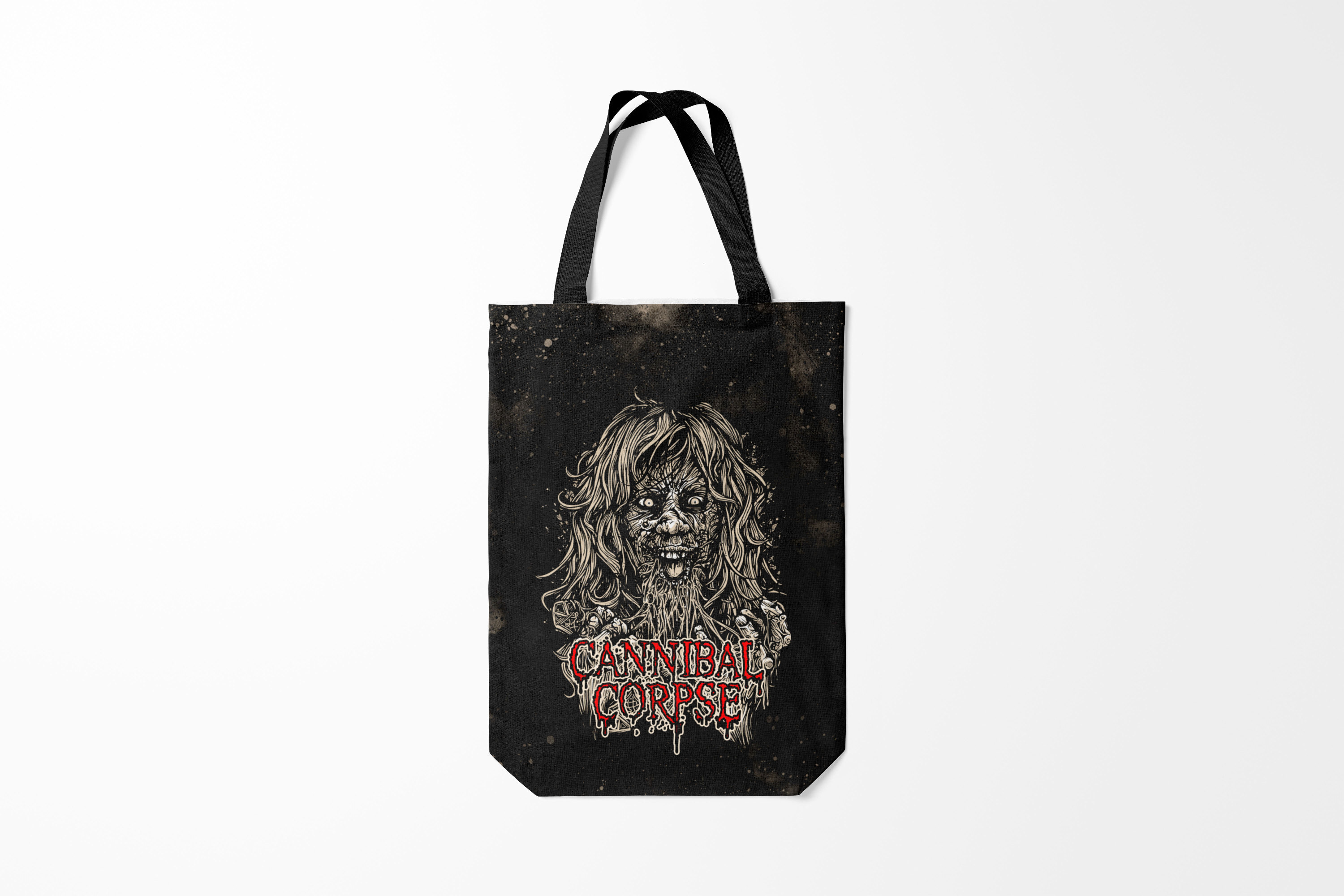 

Сумка шoппер унисекс Burnettie Cannibal Corpse, черный, Cannibal Corpse