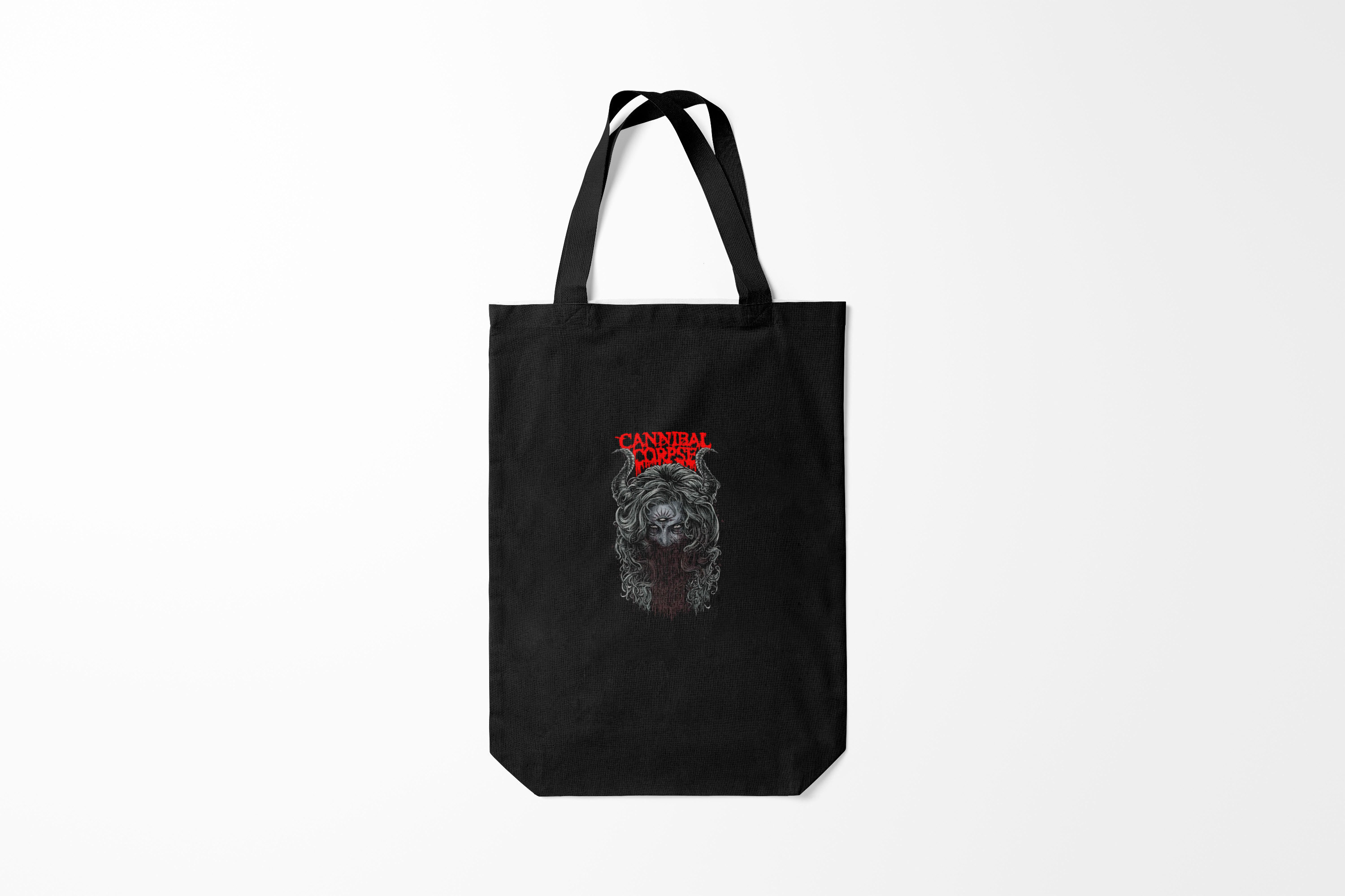 

Сумка шoппер унисекс Burnettie Cannibal Corpse, черный, Cannibal Corpse