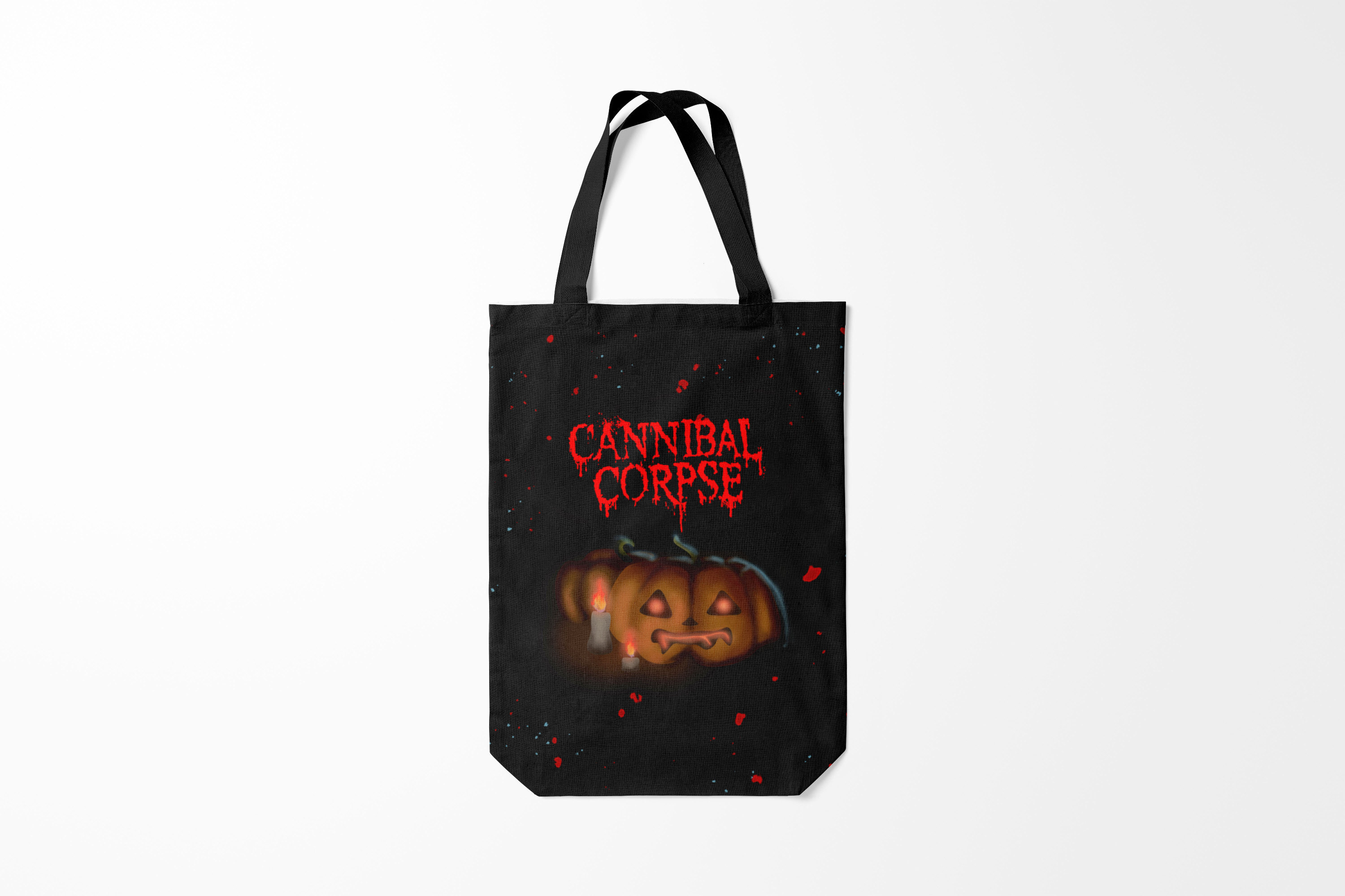 

Сумка шoппер унисекс Burnettie Cannibal Corpse, черный, Cannibal Corpse