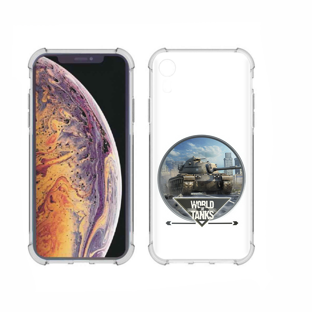 

Чехол MyPads Tocco для Apple iPhone XR Мир танков, Прозрачный, Tocco
