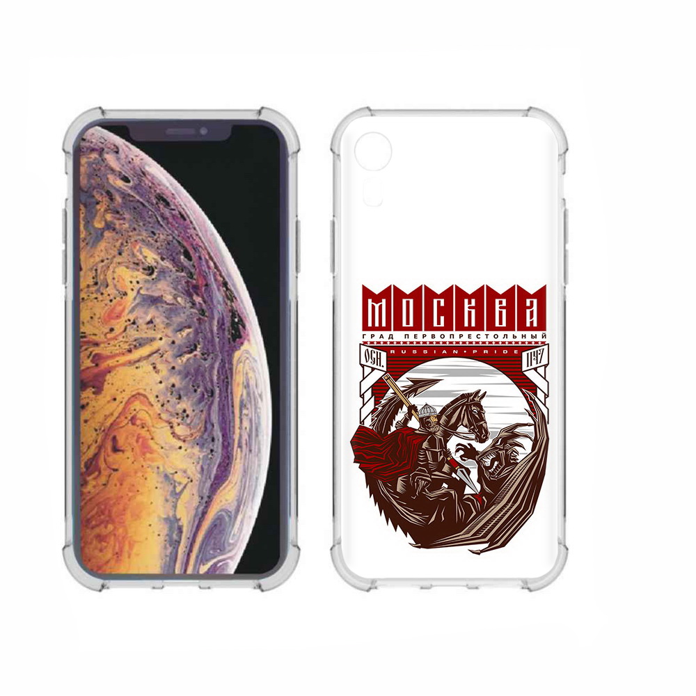 

Чехол MyPads Tocco для Apple iPhone XR Москва Россия, Прозрачный, Tocco
