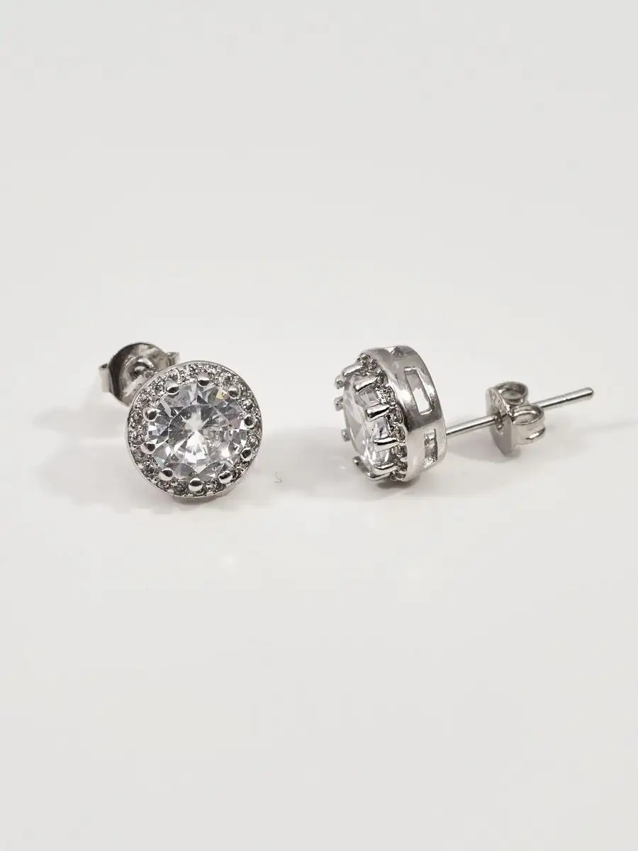 

Серьги пусеты из латуни SHINE & BEAUTY 76802-1, кристалл, 76802-1