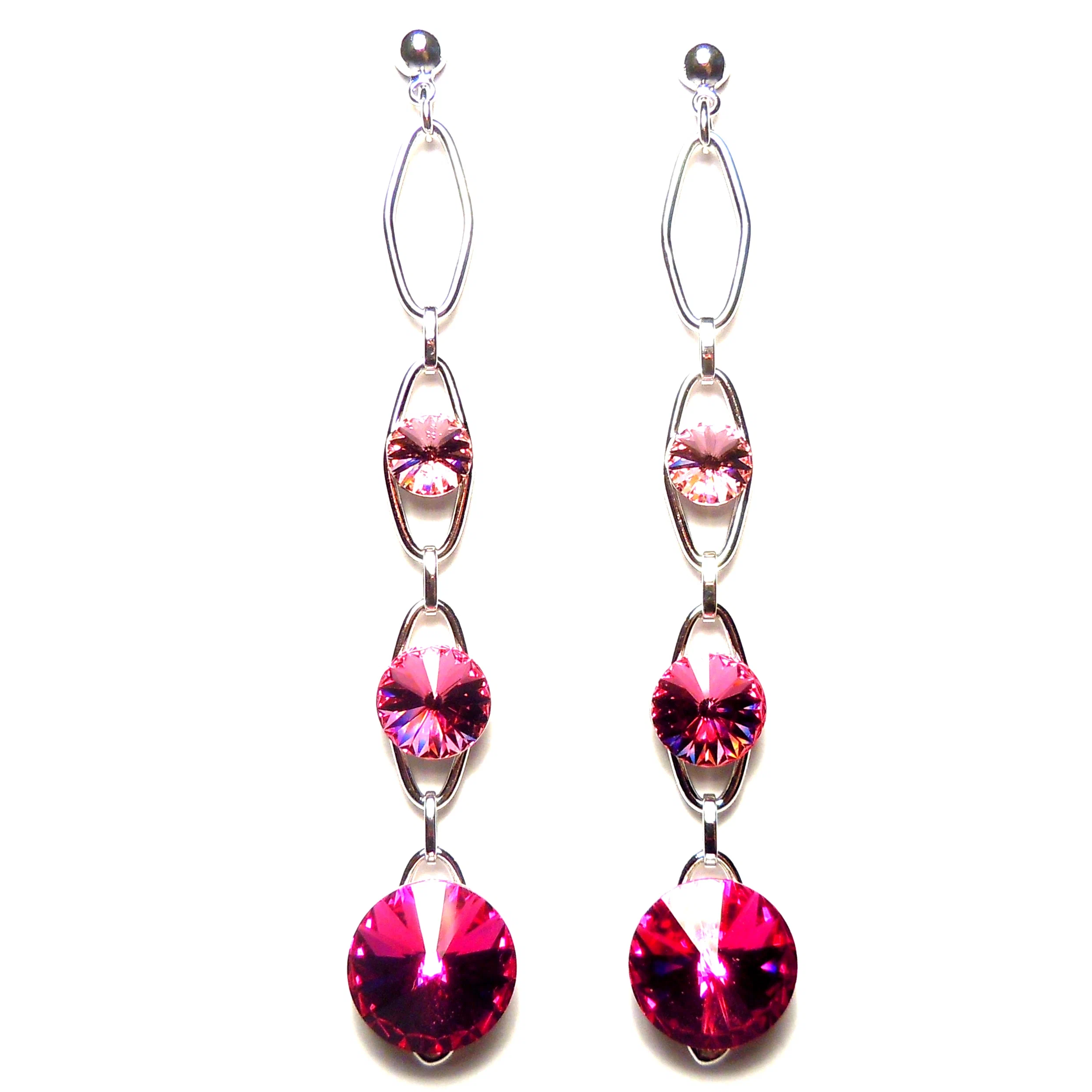 

Серьги подвески из бижутерного сплава Чарующий Рай 7740-1626, swarovski, 7740-1626
