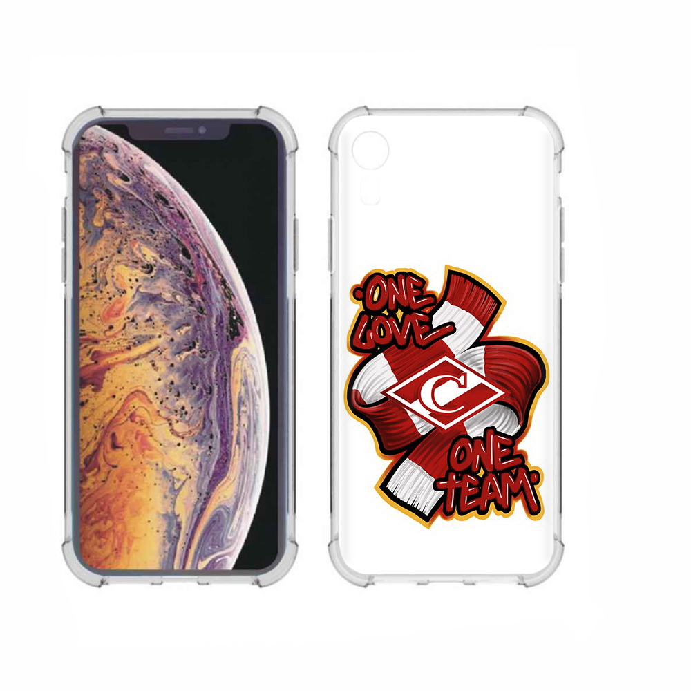 

Чехол MyPads Tocco для Apple iPhone XR Одна любовь-Спартак, Прозрачный, Tocco