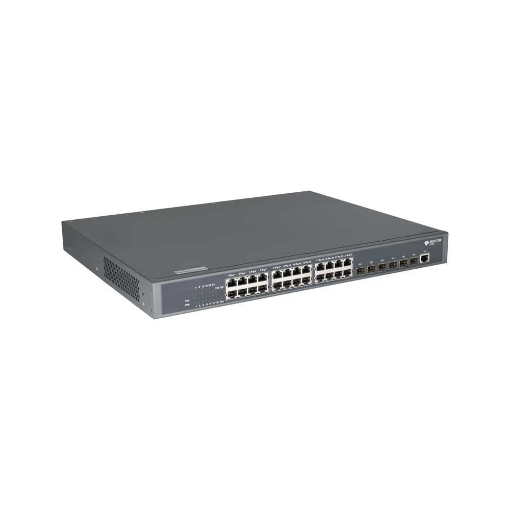 

Коммутатор BDCOM S3900-24T6X черный