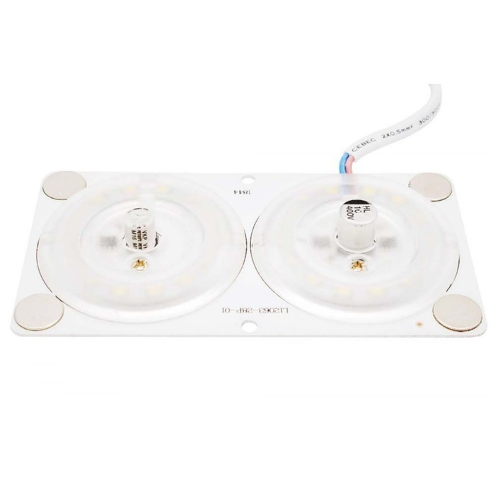 

Модуль LED 24Вт 6500К 80Лм/Вт 220В SMD2835 IP20 120*63мм с линзой, Белый