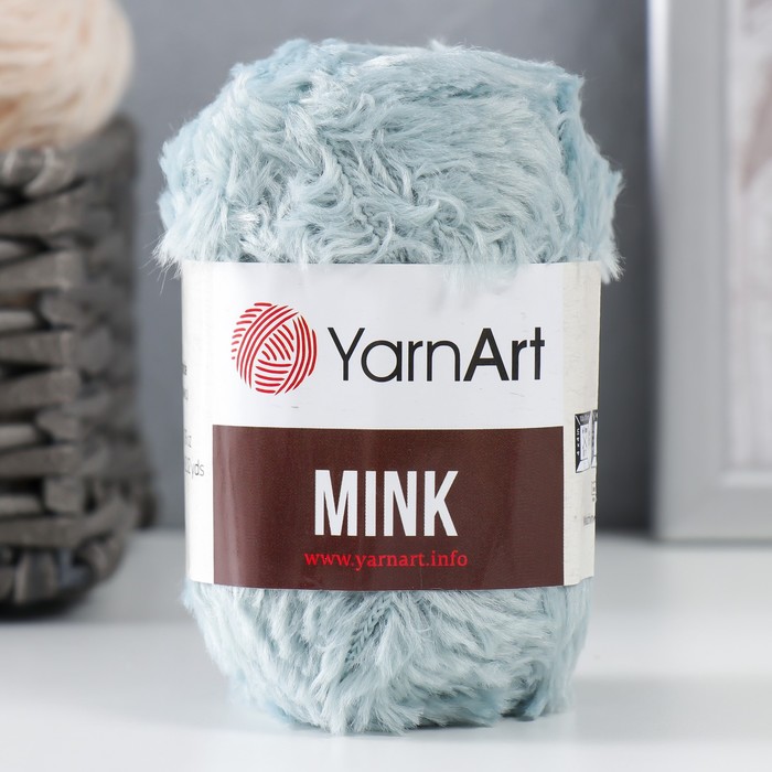 

Пряжа Mink 100% полиамид 75м/50гр (348 св.бирюза), Бирюзовый