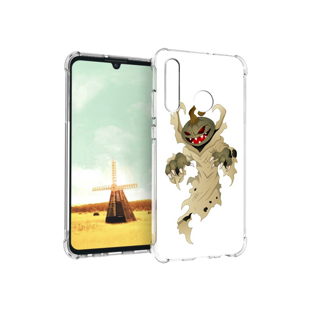 Чехол MyPads Tocco для Huawei P Smart+ призрак хэллоуина
