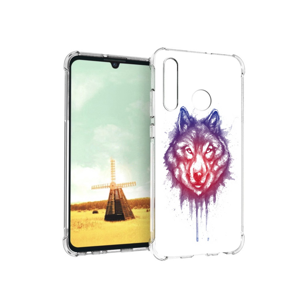

Чехол MyPads Tocco для Huawei P Smart+ пушистый волк, Прозрачный, Tocco
