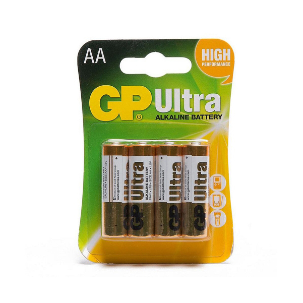 

Алкалиновые батарейки GP AA 4+2 шт Ultra Alkaline 15А 15AU4/2-CR6 Ultra