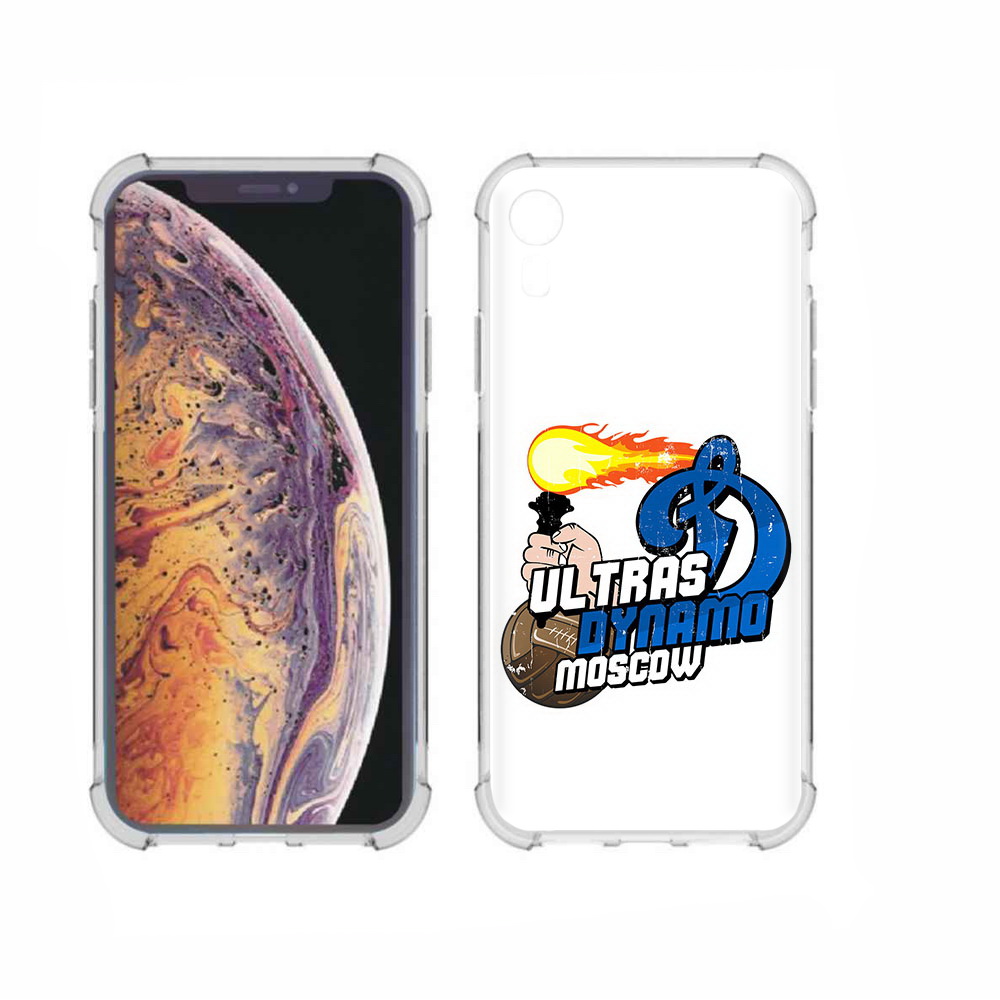 

Чехол MyPads Tocco для Apple iPhone XR ФК Динамо, Прозрачный, Tocco