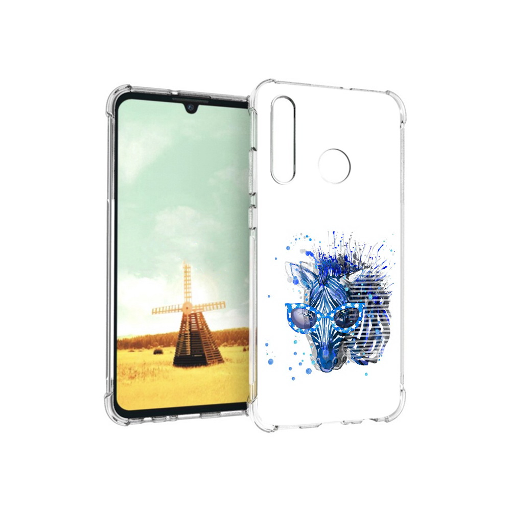 

Чехол MyPads Tocco для Huawei P Smart+ расплывчатая зебра, Прозрачный, Tocco