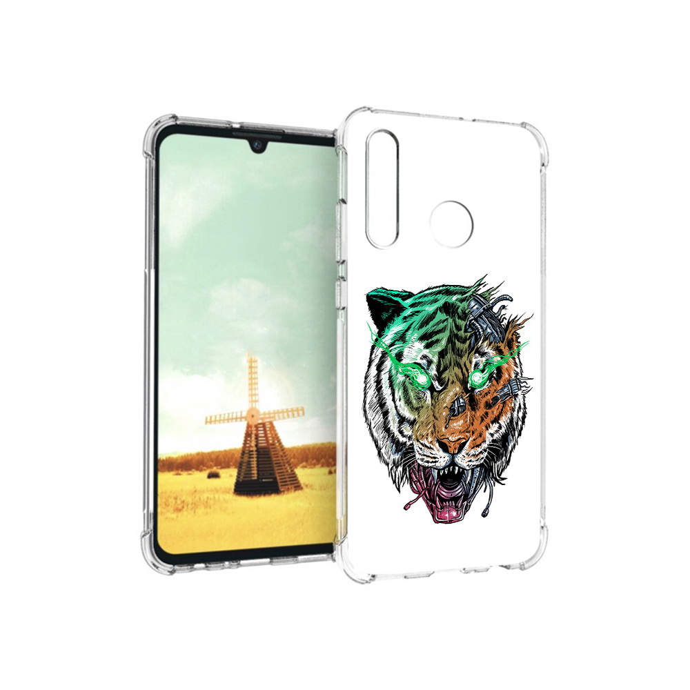 

Чехол MyPads Tocco для Huawei P Smart+ робо-тигр, Прозрачный, Tocco