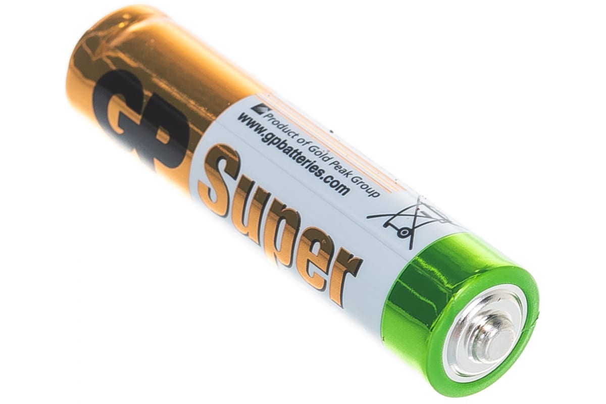 

Алкалиновые батарейки GP ААA 20 шт Super Alkaline 24А 24A-2CRVS20
