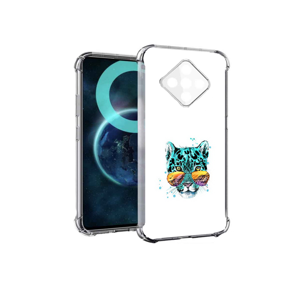 

Чехол MyPads голубой лео для Infinix Zero 8, Прозрачный, Tocco