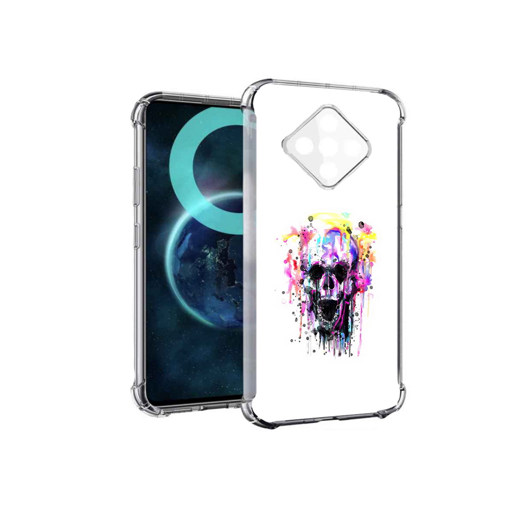 

Чехол MyPads граффити череп для Infinix Zero 8, Прозрачный, Tocco