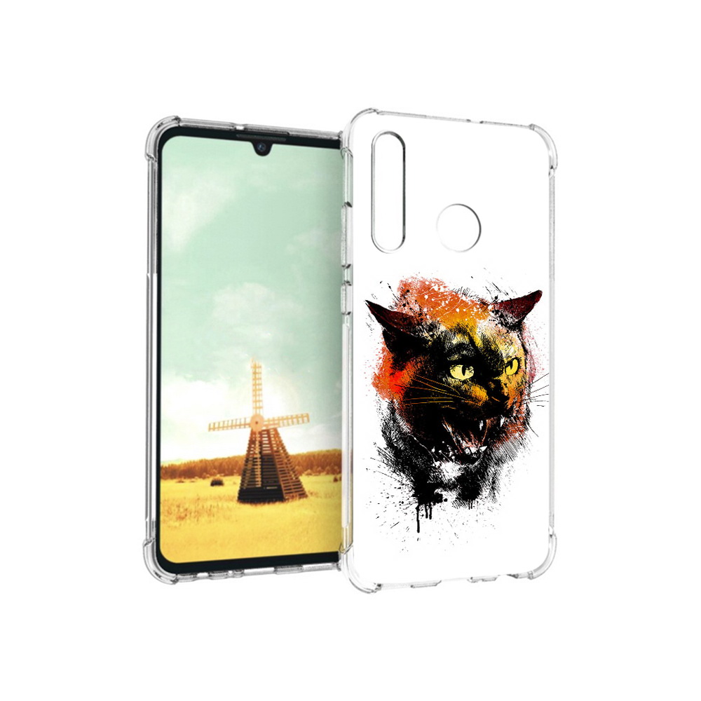 

Чехол MyPads Tocco для Huawei P Smart+ сиамский кот, Прозрачный, Tocco
