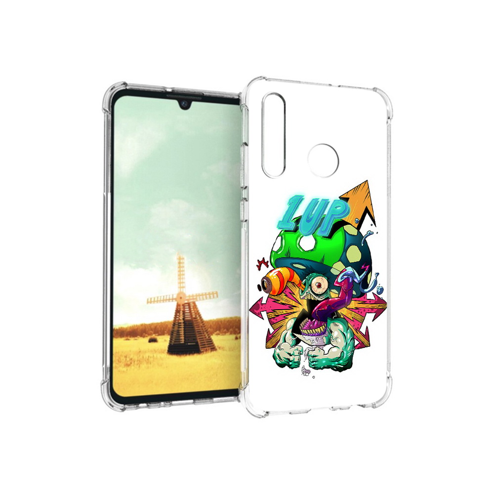 

Чехол MyPads Tocco для Huawei P Smart+ сильный гриб абстракция, Прозрачный, Tocco