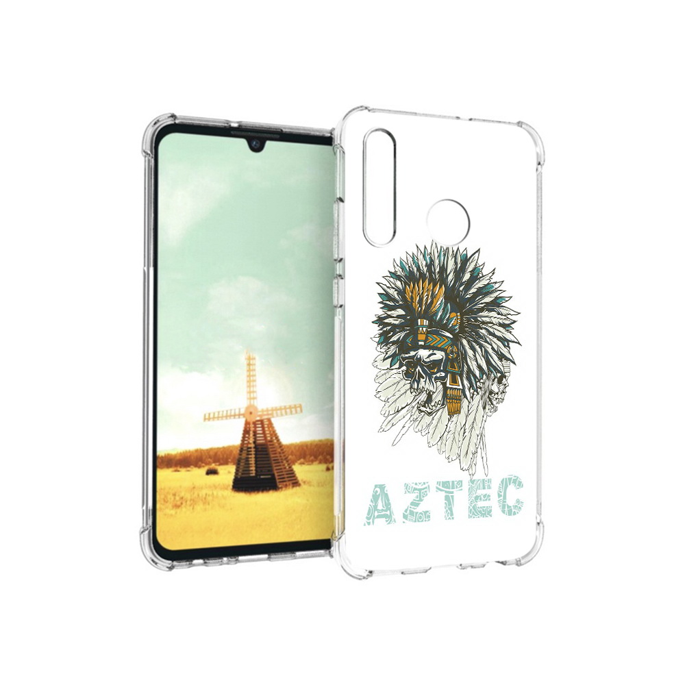 

Чехол MyPads Tocco для Huawei P Smart+ скелет индеец, Прозрачный, Tocco