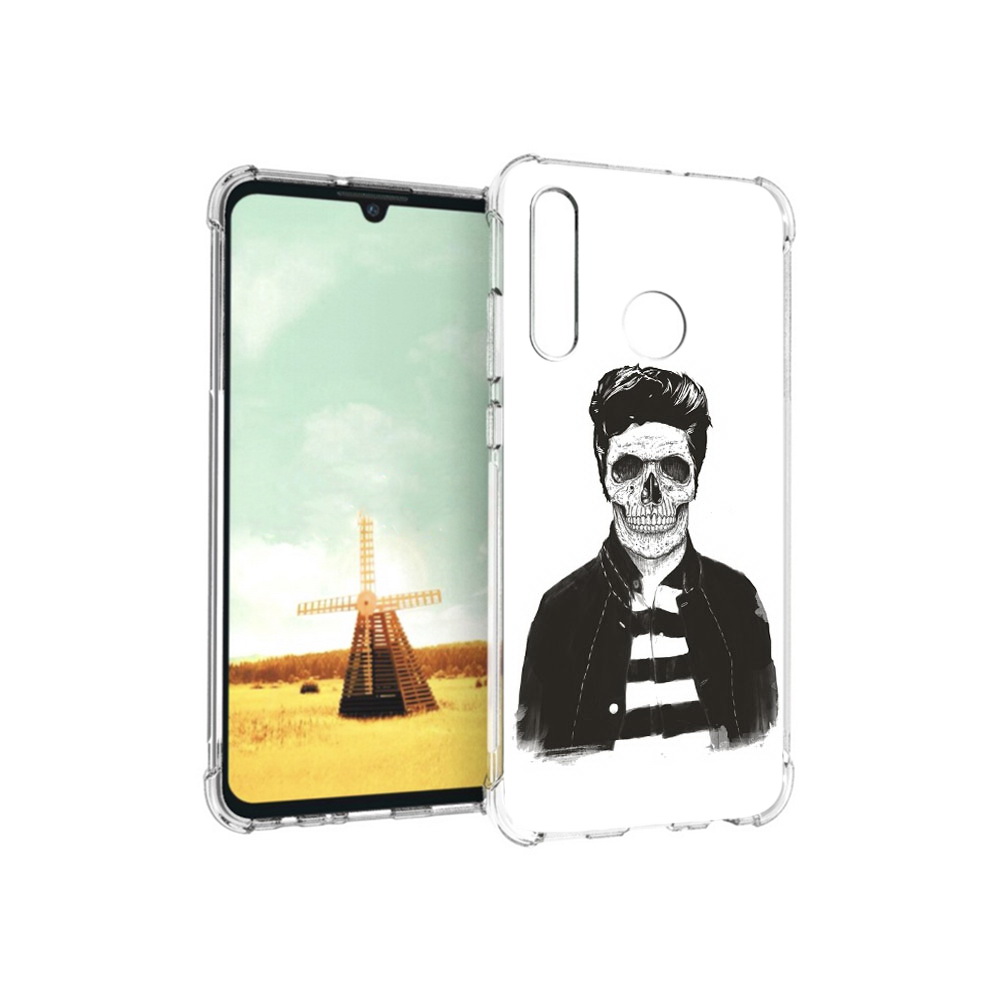 

Чехол MyPads Tocco для Huawei P Smart+ скелет, Прозрачный, Tocco