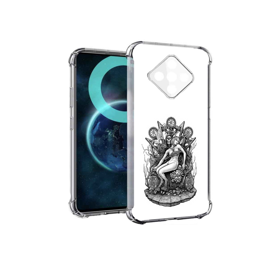 

Чехол MyPads девушка на троне для Infinix Zero 8, Прозрачный, Tocco