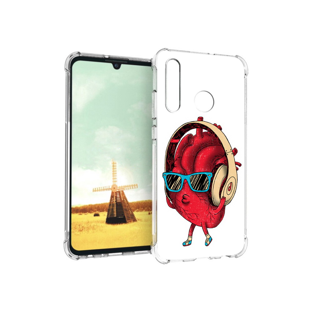 

Чехол MyPads Tocco для Huawei P Smart+ слушай сердце, Прозрачный, Tocco