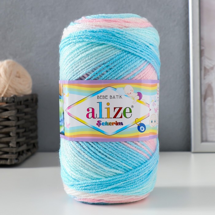 

Пряжа Alize Sekerim batik 100% акрил 320м/100гр 2604