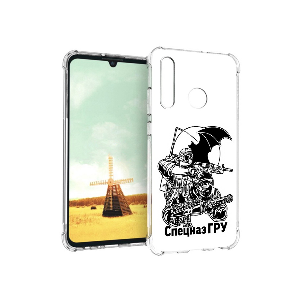 

Чехол MyPads Tocco для Huawei P Smart+ спецназ гру, Прозрачный, Tocco
