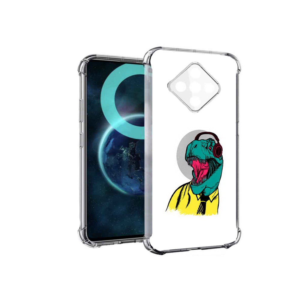 

Чехол MyPads дино для Infinix Zero 8, Прозрачный, Tocco