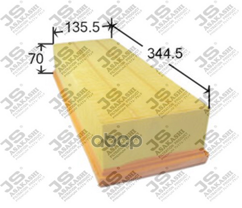 

Воздушный фильтр JS Asakashi a0348