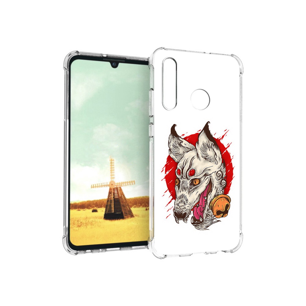 

Чехол MyPads Tocco для Huawei P Smart+ страшная собака, Прозрачный, Tocco