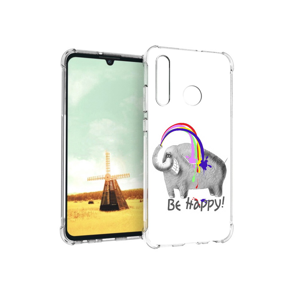 

Чехол MyPads Tocco для Huawei P Smart+ счастливый слон, Прозрачный, Tocco