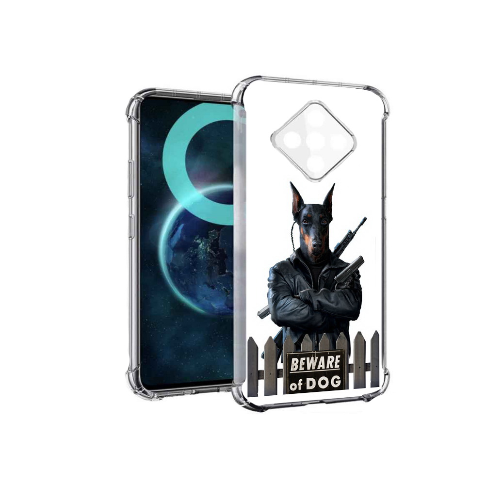 

Чехол MyPads доберман для Infinix Zero 8, Прозрачный, Tocco