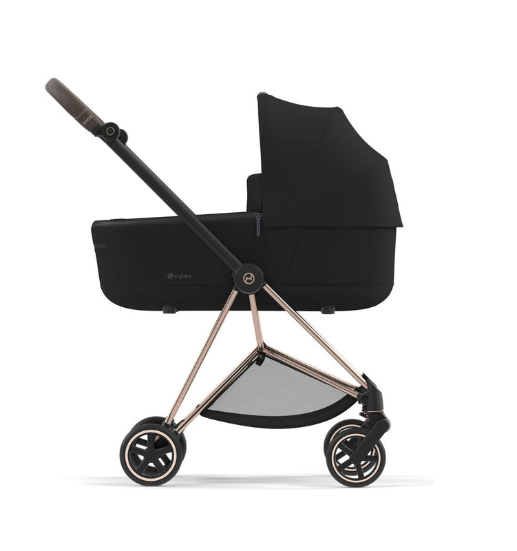 фото Коляска 2 в 1 cybex mios iii новое поколение, рама rosgold/текстиль deep black (2023)