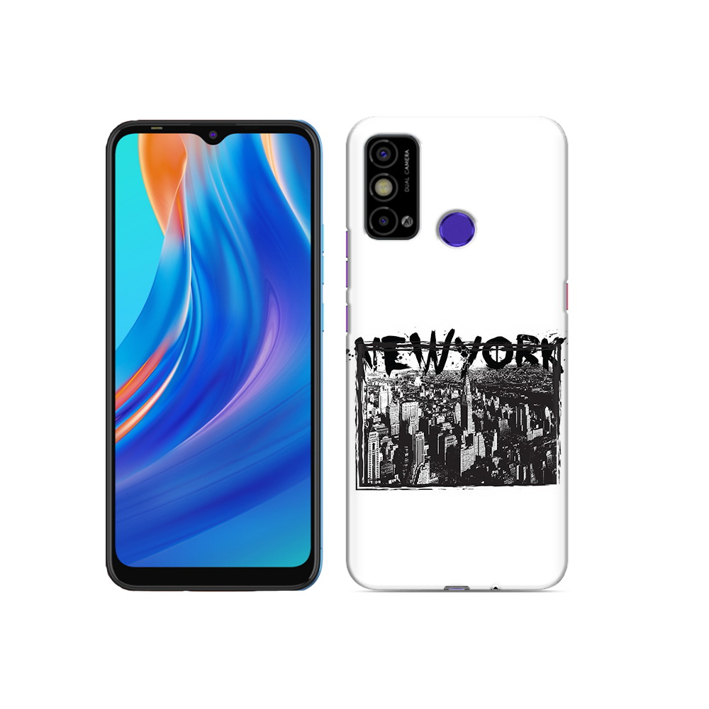 

Чехол MyPads Tocco для Tecno Spark Go че, Прозрачный, Tocco